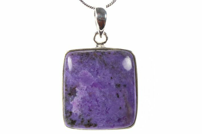 Siberian Charoite Pendant (Necklace) - Sterling Silver #265223